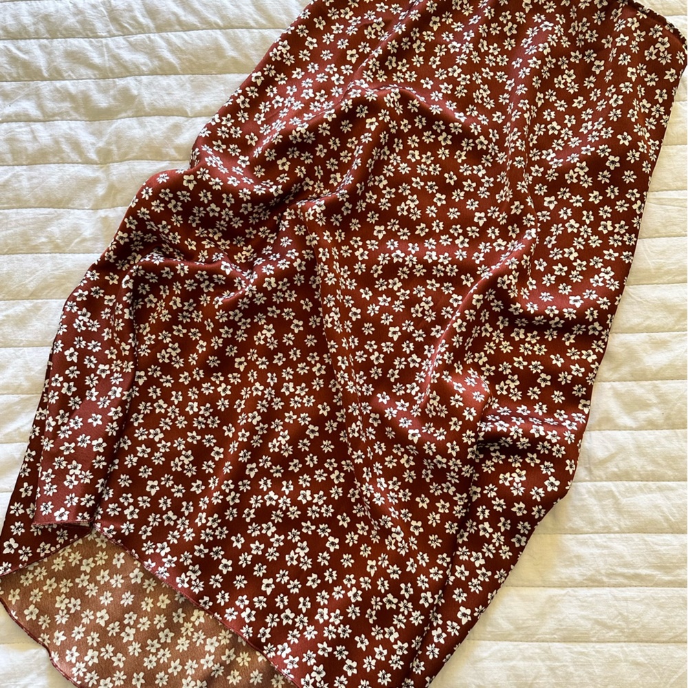 A&F midi skirt